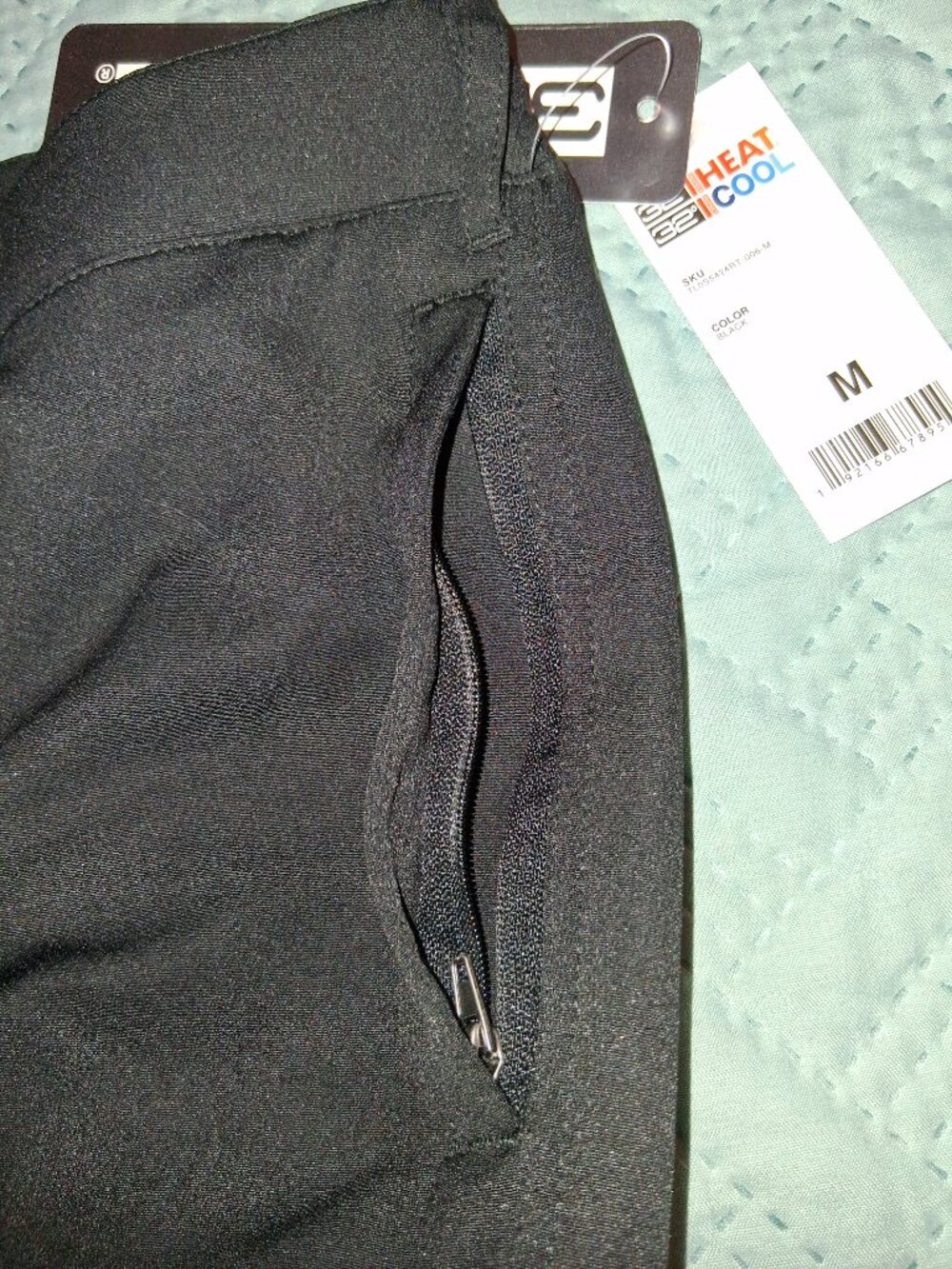 NEW 32 Degrees Black Women's Shorts-size M - Picture 6 of 7